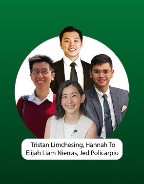 Tristan Limchesing, Elijah Liam Nierras, Hannah To, Jed Policarpio